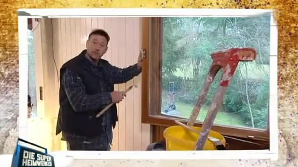 Heimwerker Tipp: Holz-Fenster mit Lasur streichen