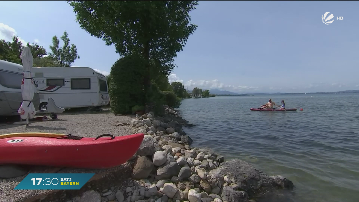 Sommer, Sonne, Sonnenschein: Camping am Chiemsee