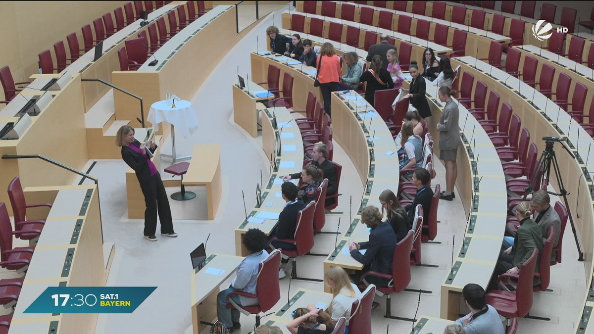 Demokratie hautnah in Bayern: Jugendliche im Landtag