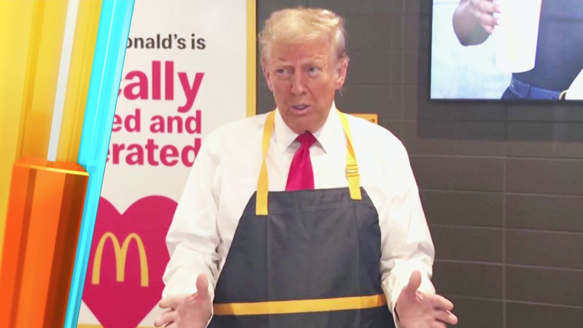 US-Wahlkampf: Trump serviert Pommes bei McDonald's