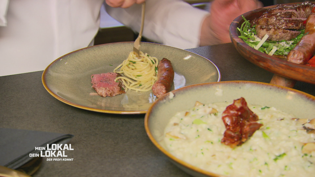 Spaghetti, Risotto, Gemüse, Fleisch... von allem ein bisschen!