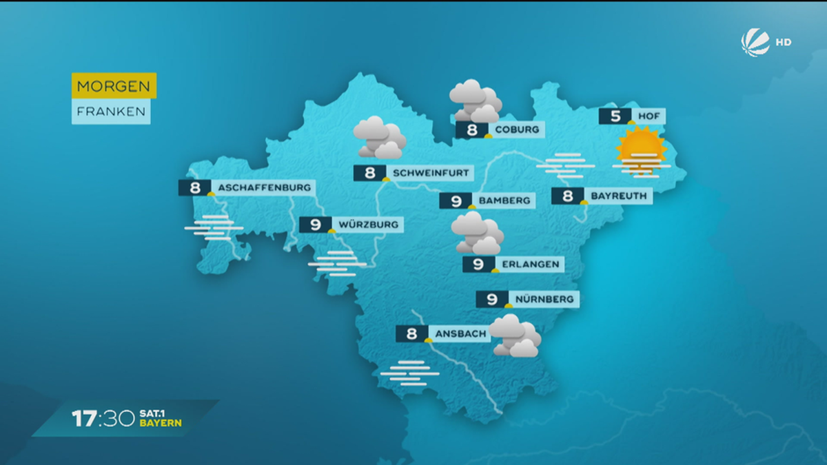 Das Bayern-Wetter vom 07.11.2024: Viel Nebel