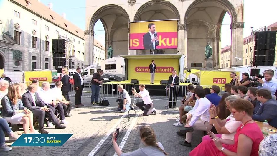 Landtagswahl In Bayern: FDP Startet Wahlkampf | Sat1