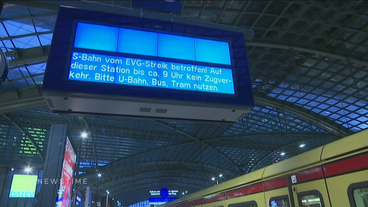 Bundesweiter Mega-Streik: Am Montag geht im Bahn- und Luftverkehr nichts mehr