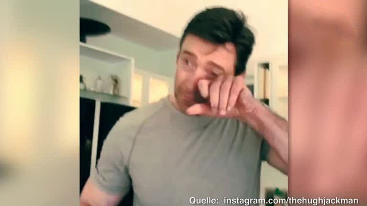 Wolverine weint! Hugh Jackman ganz emotional