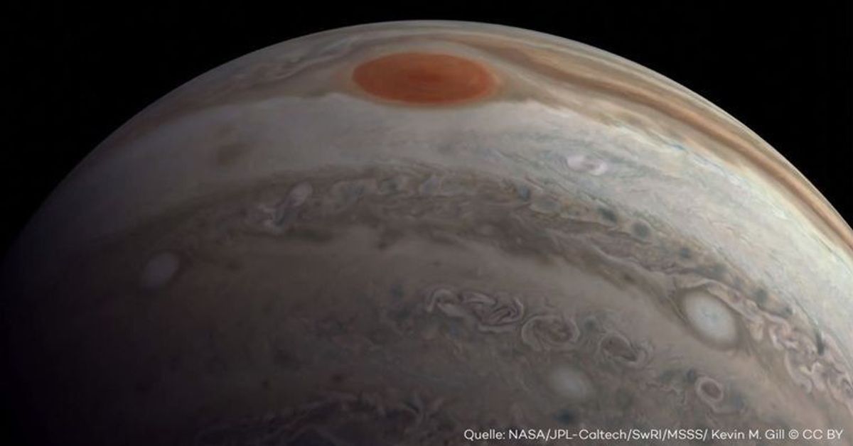 NASA zeigt beeindruckendes Video von Jupiter-Überflug