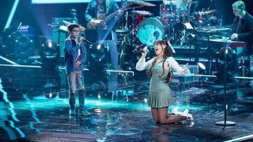 Hier geht ein Traum in Erfüllung: Ayliva singt zusammen mit Athanasios