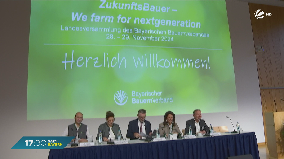 Herausforderungen für Landwirtschaft: Tagung des Bayerischen Bauernverbands