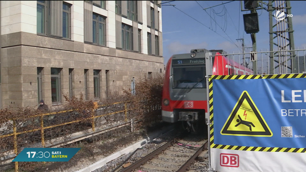 München am Wochenende: S-Bahn-Stammstrecke gesperrt