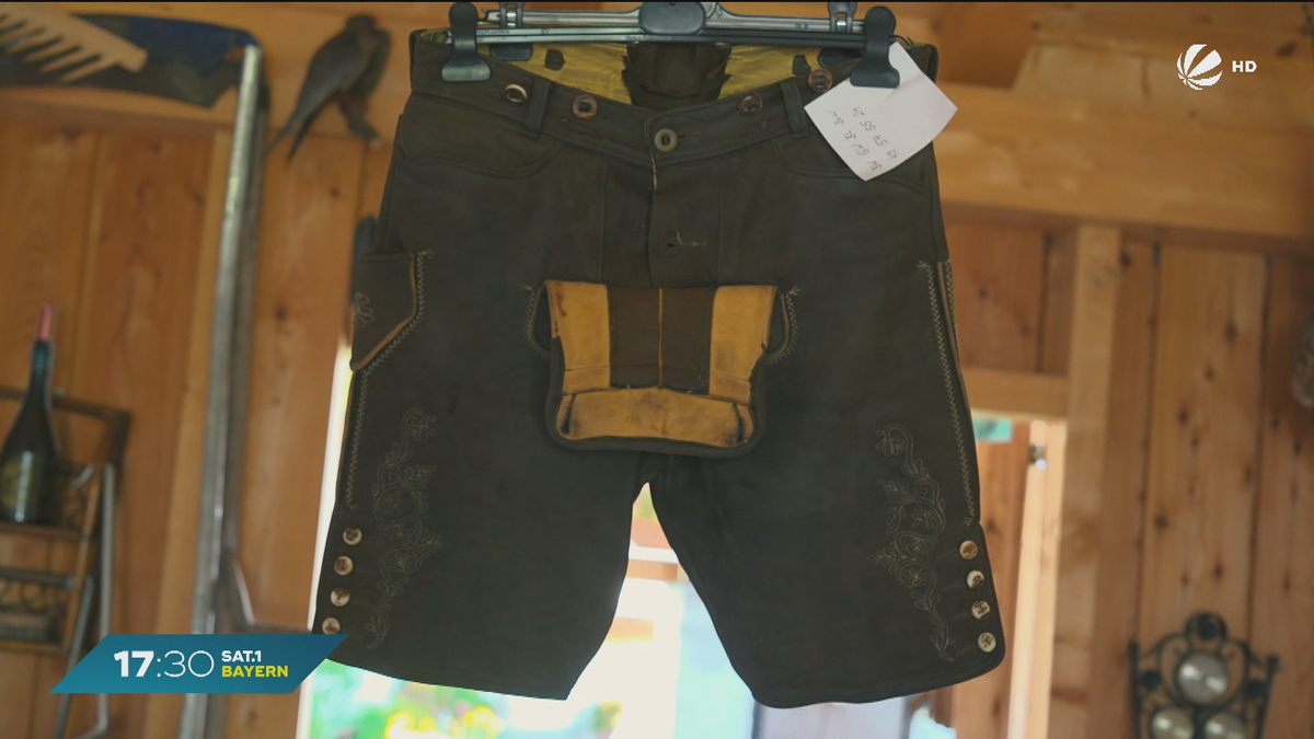 Lederhosen fit für die Wiesn: Oberbayer mit innovativer Idee