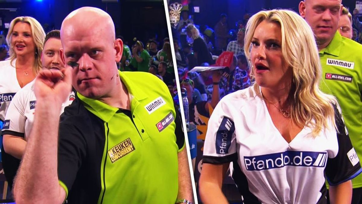 Gruppenphase: Michael van Gerwen & Simon vs. Martin Schindler & Evelyn Burdecki