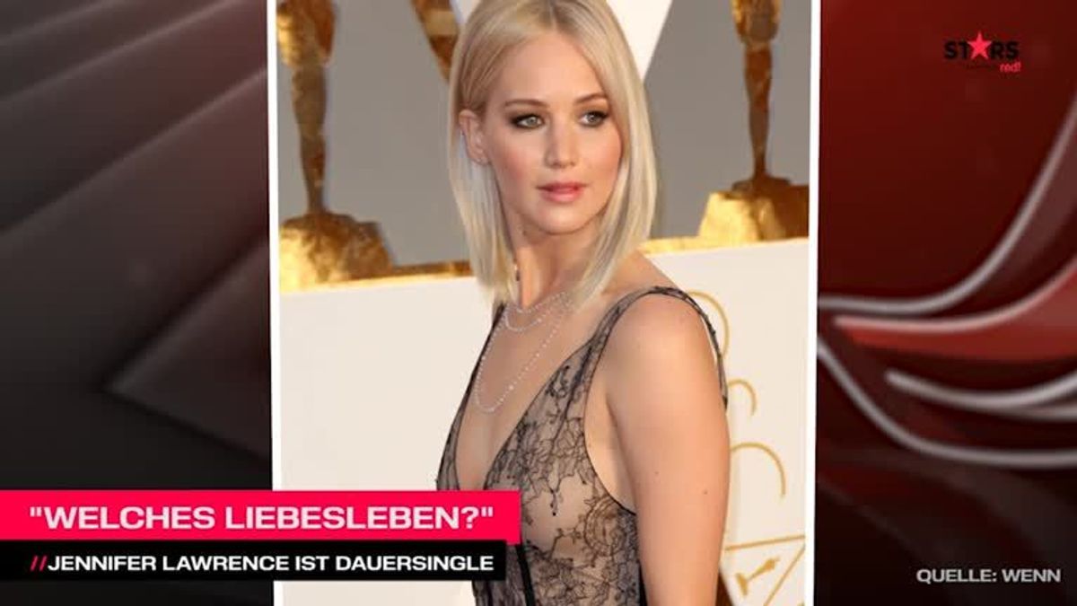 Jennifer Lawrence klagt: Welches Liebesleben?