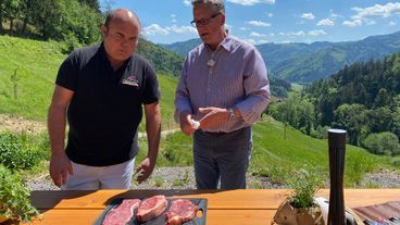 Thema u. a.: Angus-Steak aus dem Schwarzwald