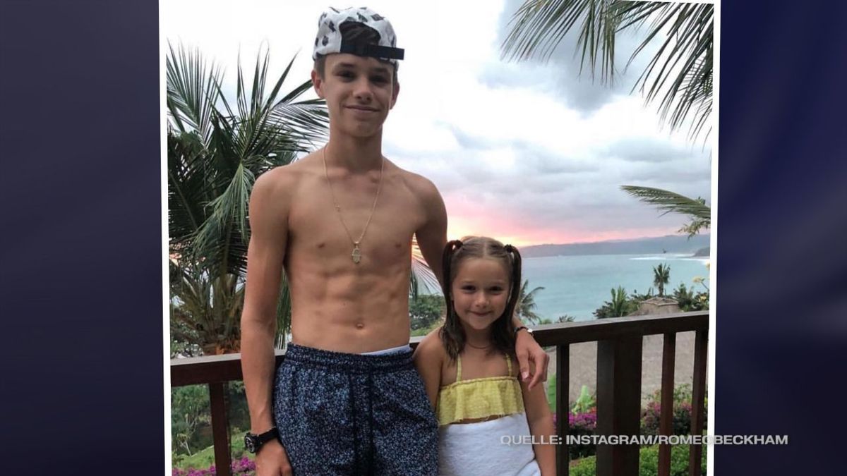 Romeo Beckham: Mit 16 schon einen Mega-Sixpack