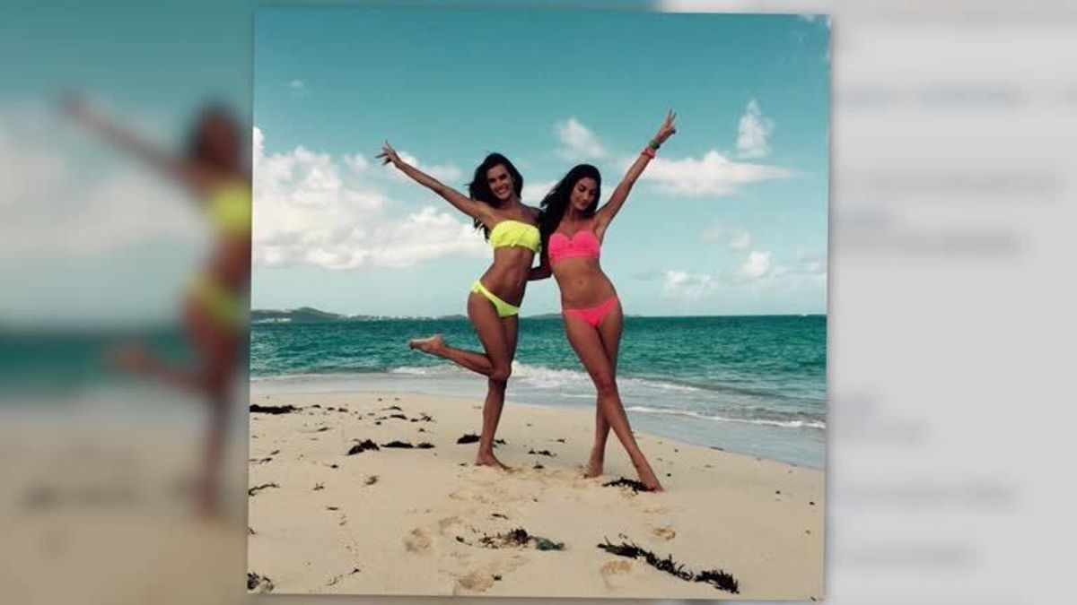 Alessandra Ambrosio & Lily Aldridge relaxen nach Bikini-Shoot in Disneyland