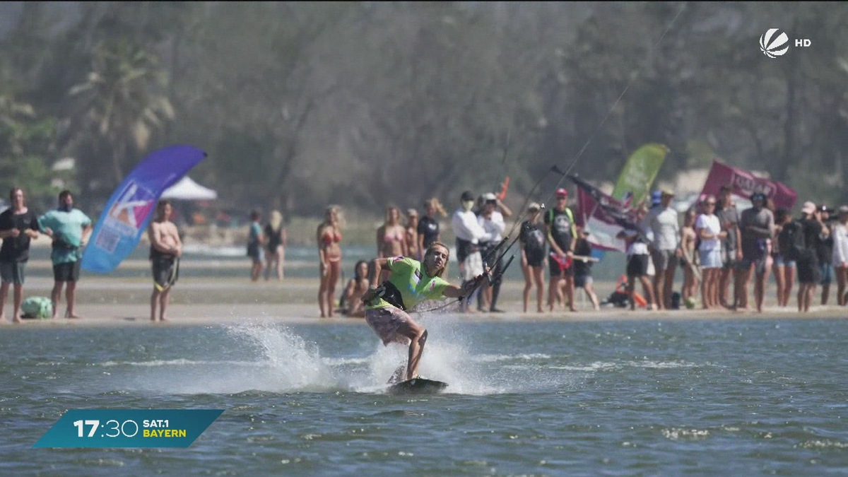 Kiteboard-Talent aus Oberfranken: Teenager bei Weltmeisterschaften