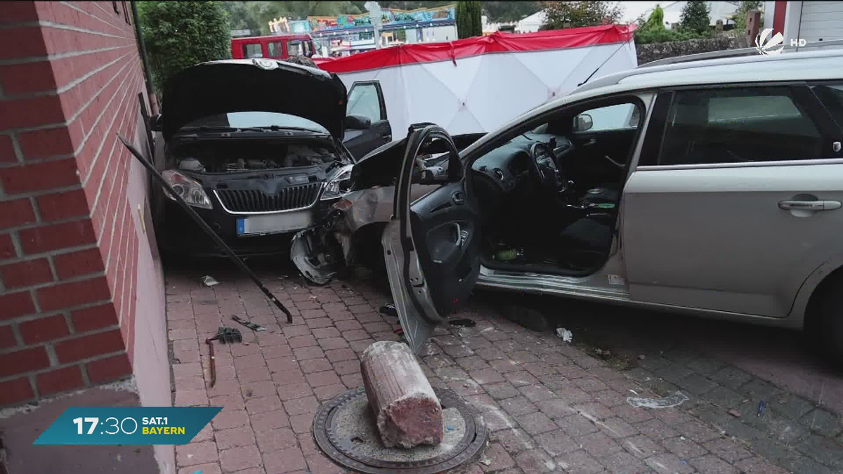 Unfall-Drama in Großwallstadt: Autofahrer fährt in Menschenmenge