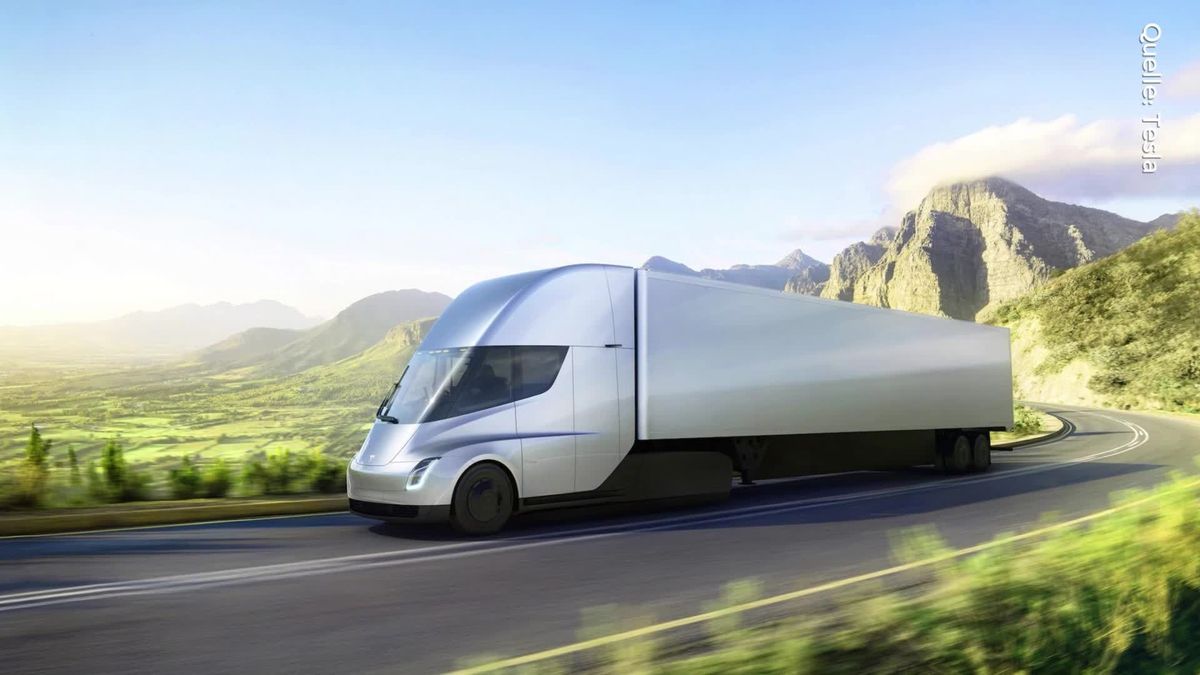 Tesla hat seinen ersten Elektro-Truck vorgestellt - und der sieht aus wie ein Raumschiff