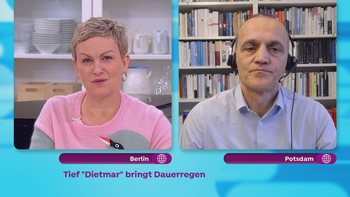 Tief "Dietmar" bringt Dauerregen