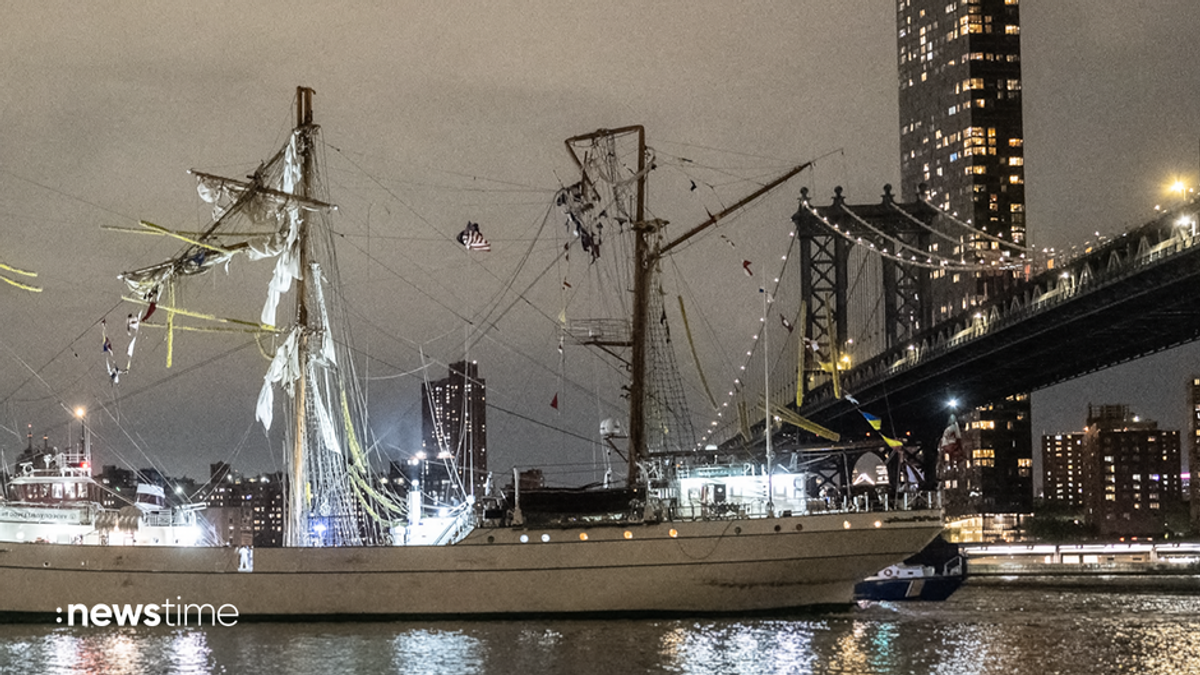 USA: Segelschiff rast gegen Brooklyn Bridge