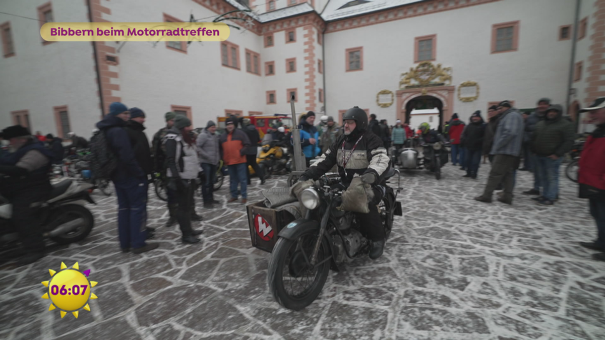 Bibbern beim Motorradtreffen