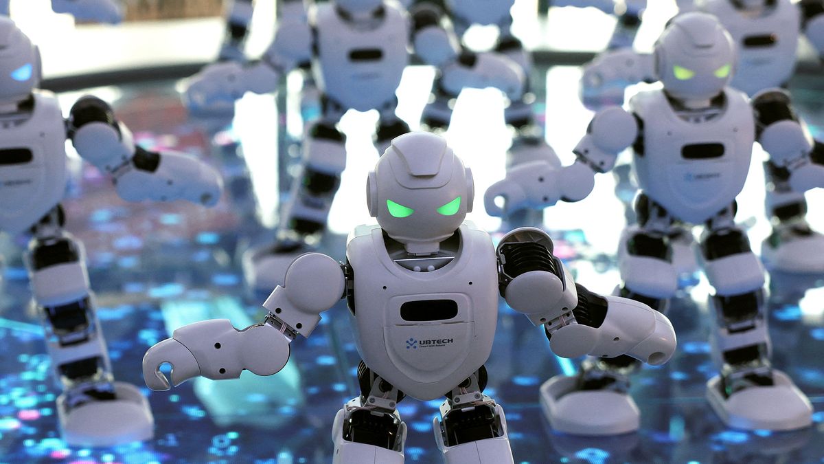 Weltkonferenz zeigt humanoide Roboter