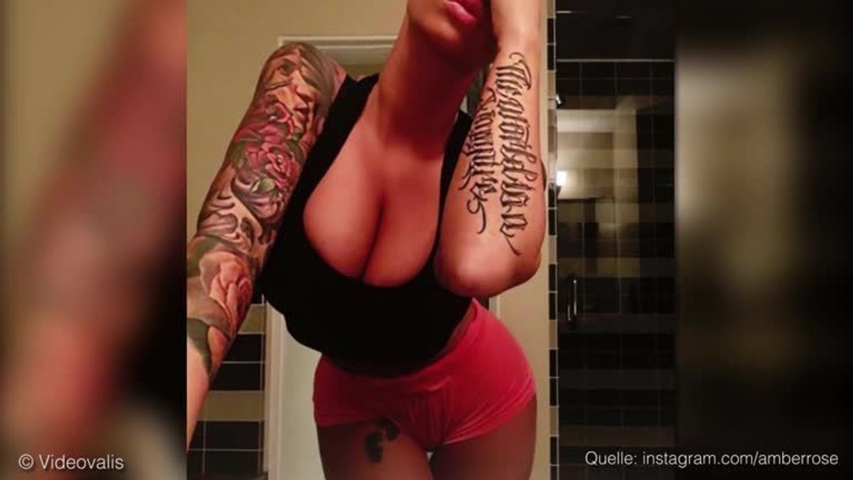 Amber Rose geizt nicht mit ihren Reizen