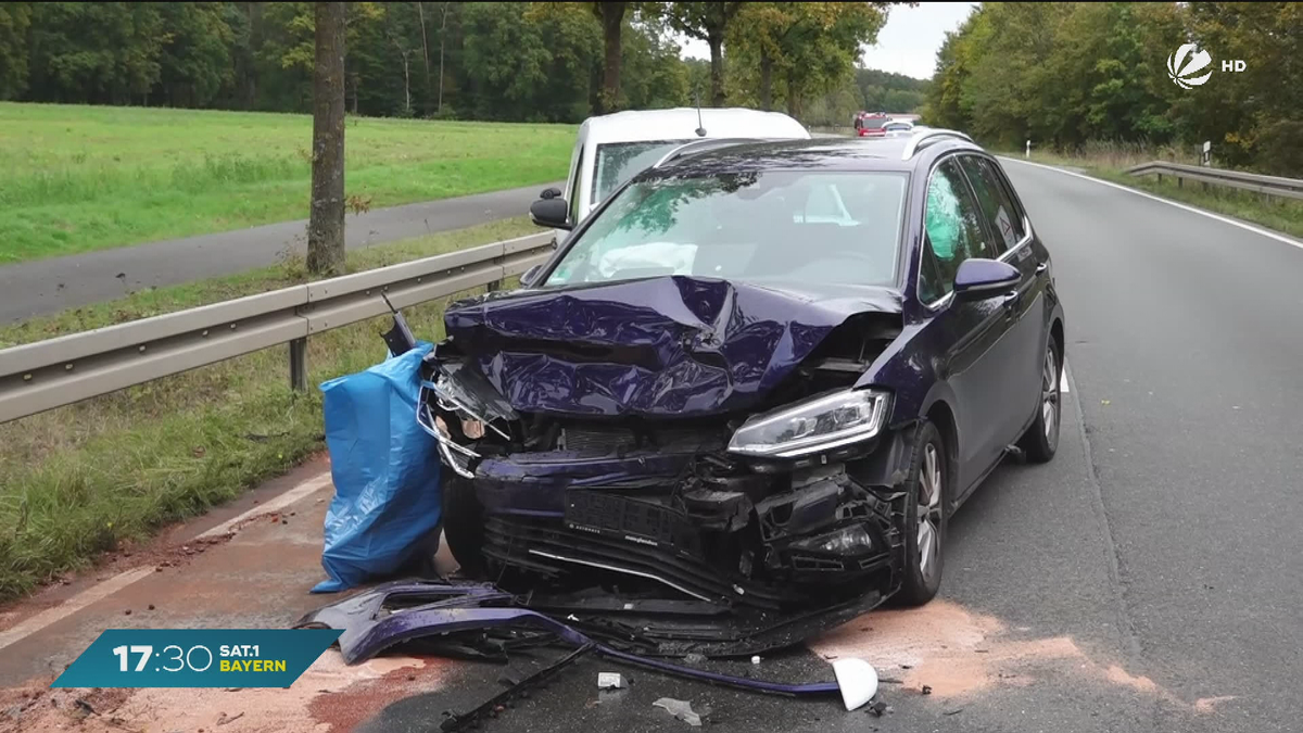 Auto-Unfall bei Hausen: Handy-Ablenkung die Ursache