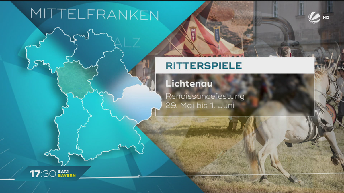 Mein Bayern erleben – Freizeittipps: “Schlossparktage” bis Pferdefestival