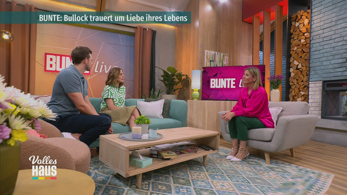 BUNTE – live: Sandra Bullock trauert um die Liebe ihres Lebens!