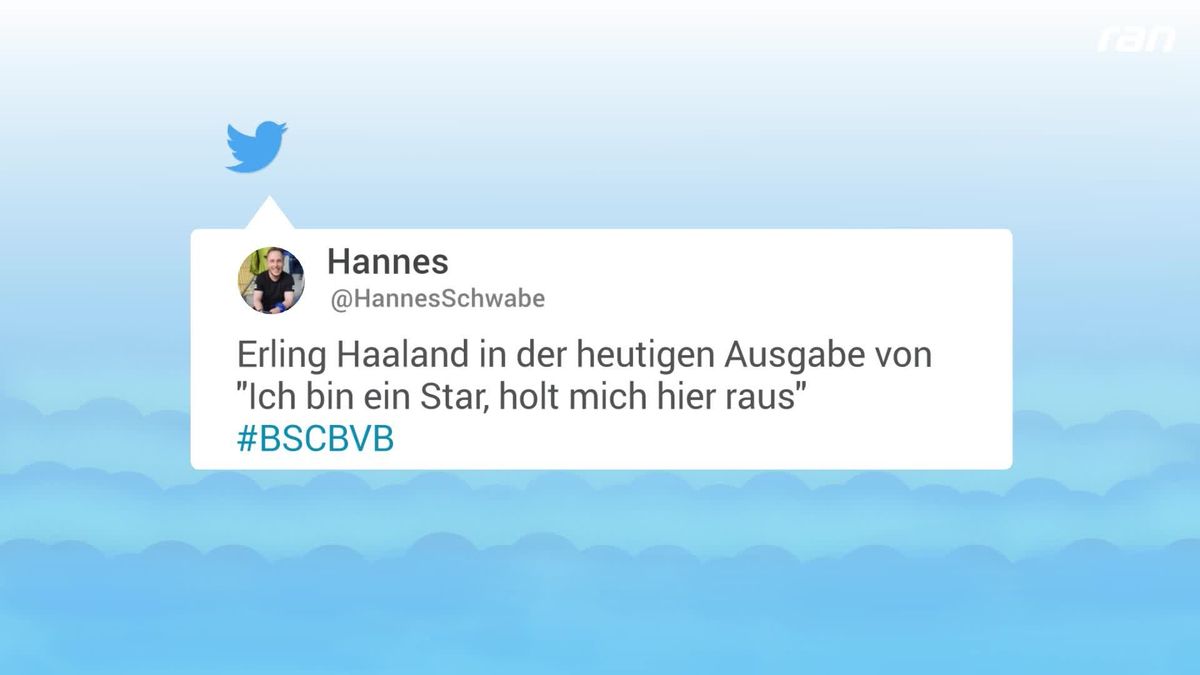 Haaland in "Ich bin ein Star, holt mich hier raus": Die Netzreaktionen zur Dortmund-Pleite