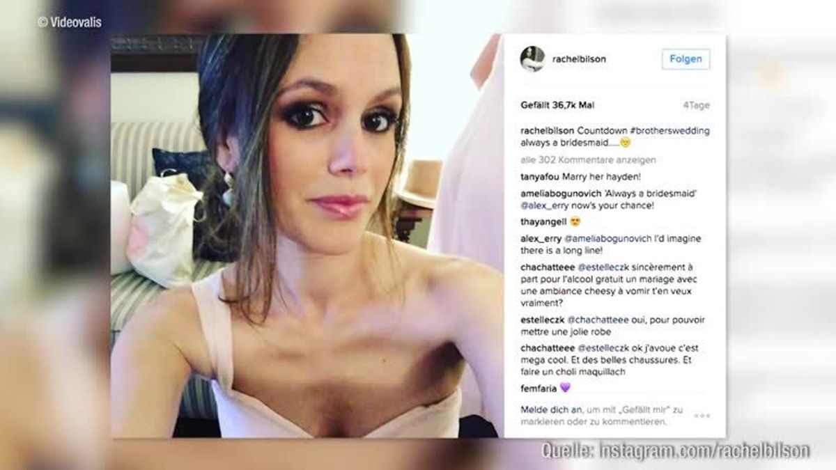 Rachel Bilson hat Hochzeitsfrust