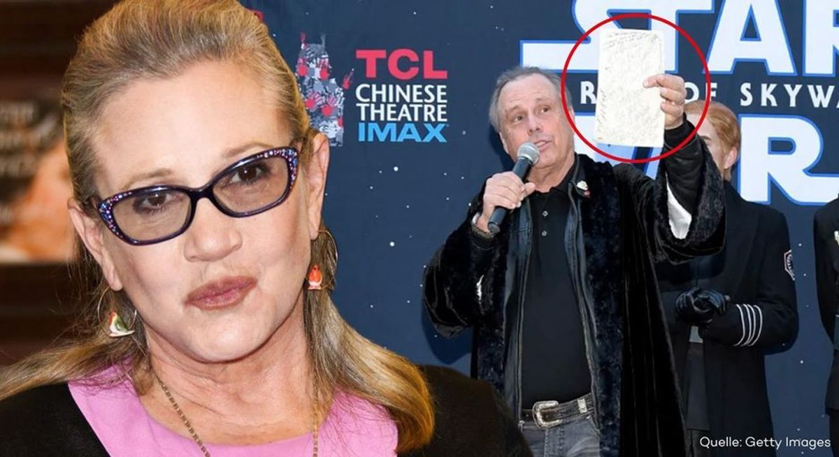 Unheimliche Todesnachricht: Diesen Brief schrieb Carrie Fisher kurz vor ihrem Tod