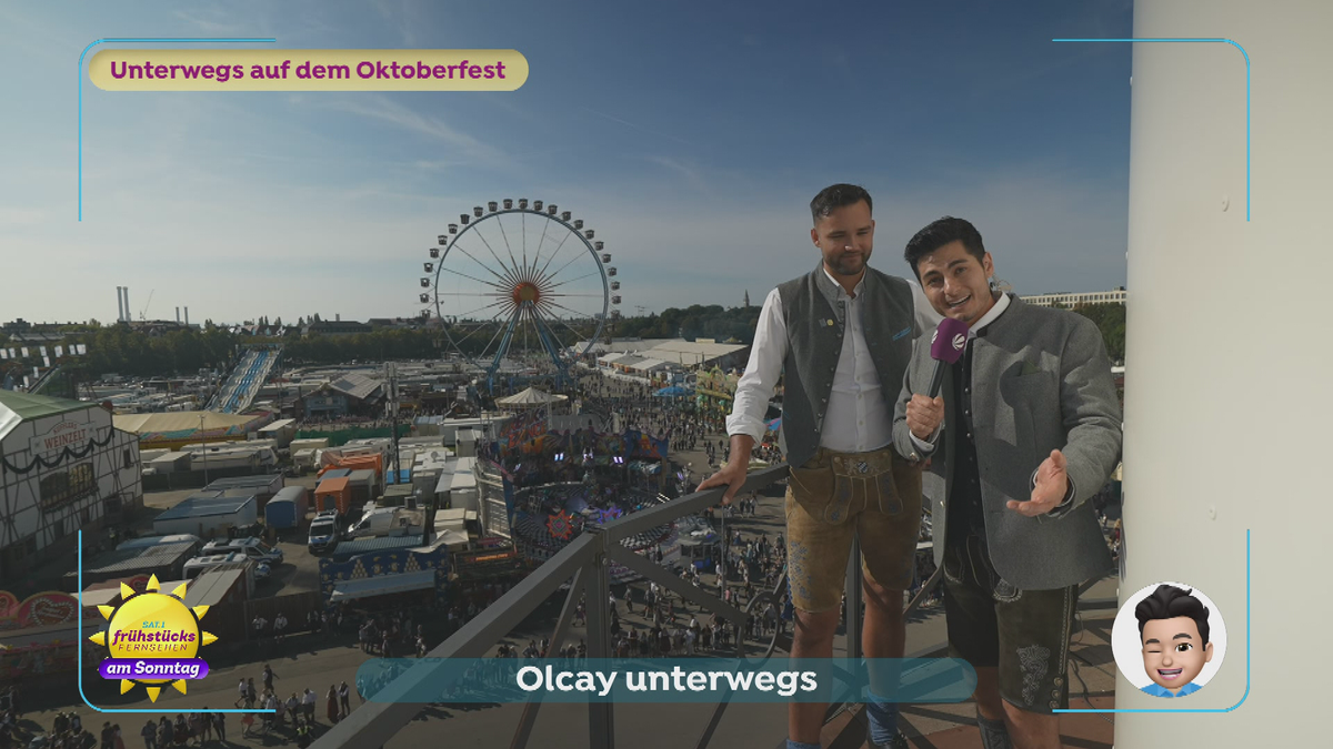 Olcay unterwegs: Auf dem Oktoberfest