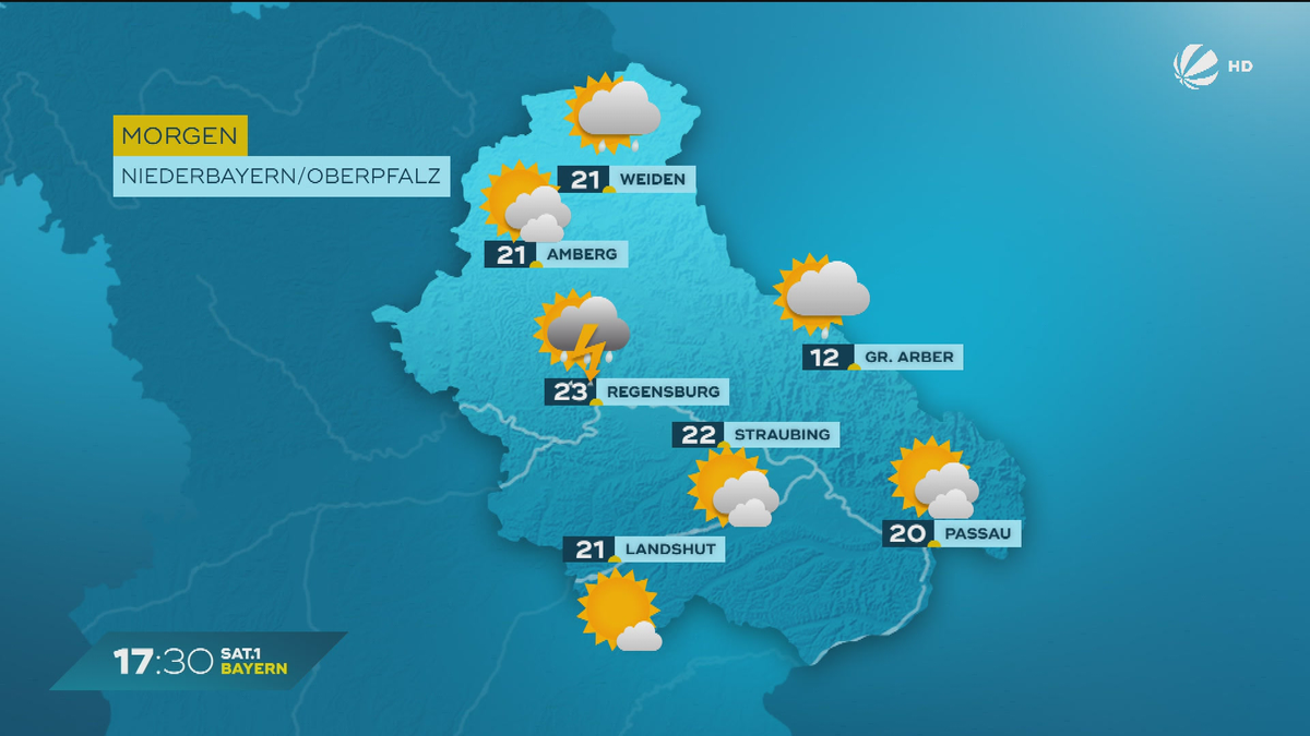 Das Bayern-Wetter vom 18.09.2024: Sonniger Spätsommer