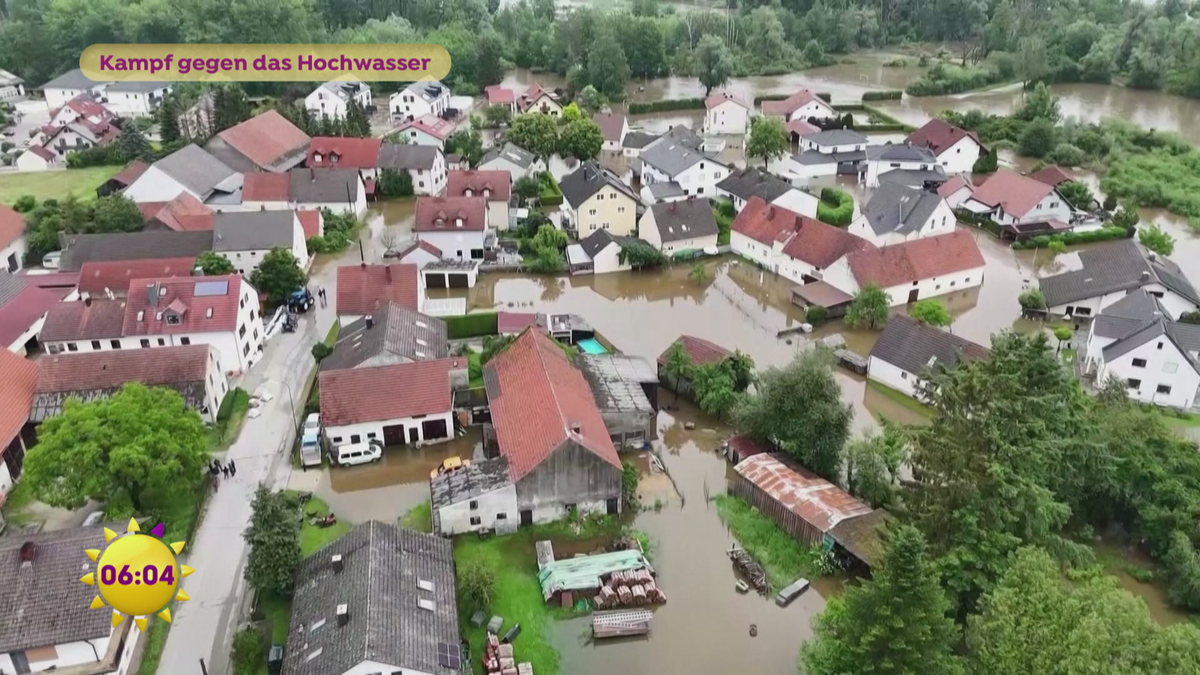 Kampf gegen das Hochwasser