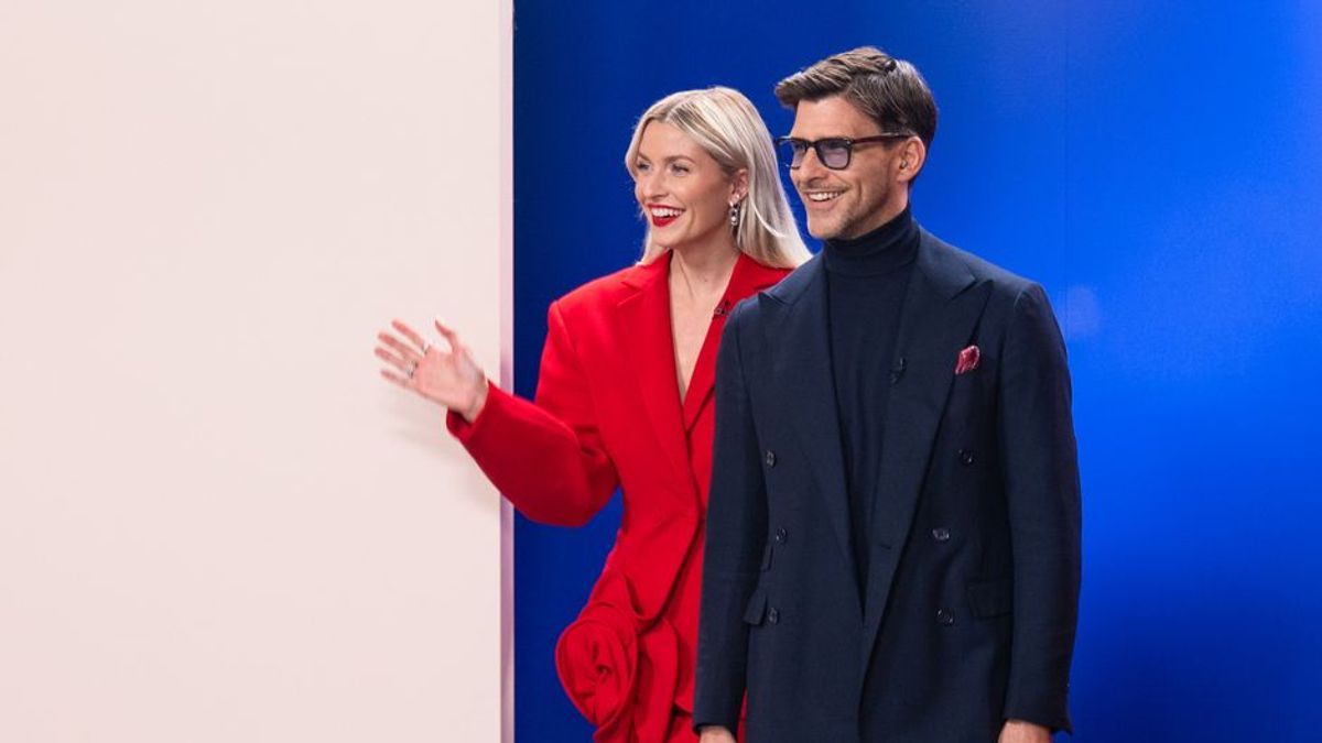 #GNTM-Gewinnerin Lena Gercke und Model Johannes Huebel coachen die Models