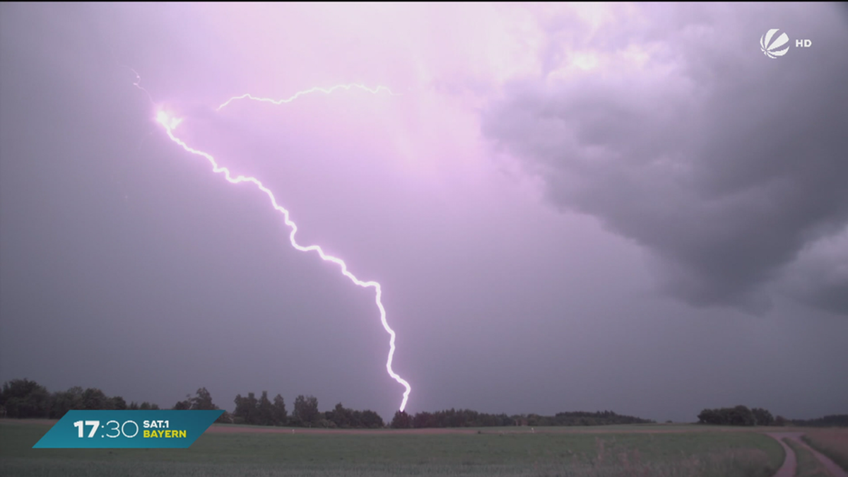 Unwetter-Warnung in Bayern: Kommen Hagel und Orkanböen?
