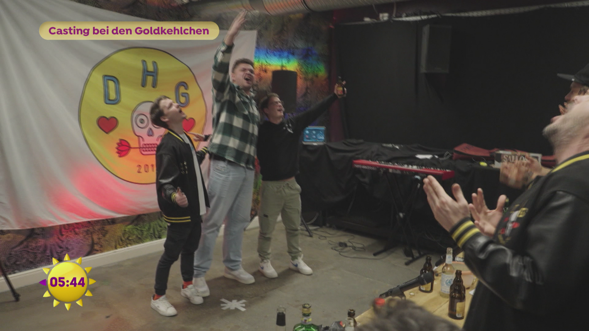 Live-Casting bei den "Hamburger Goldkehlchen"