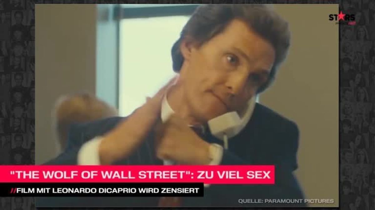 Zu viel Sex in "The Wolf of Wall Street"