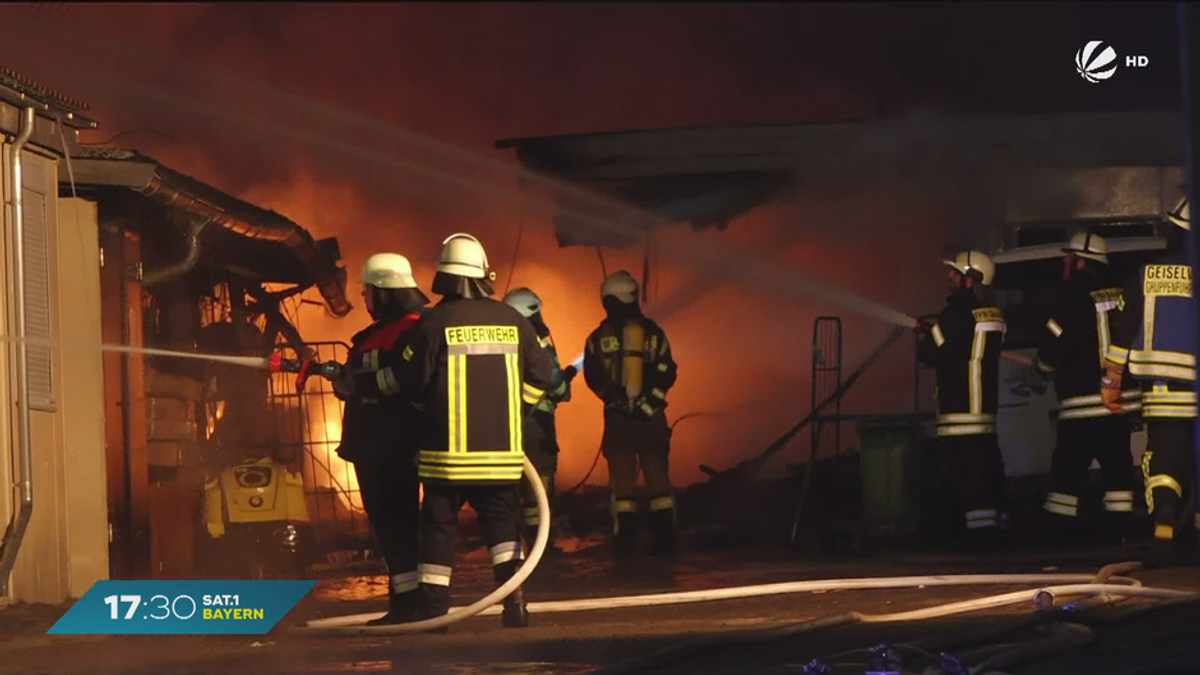 Kurz vor Saisonstart: Großbrand in Freizeitpark Geiselwind in Unterfranken