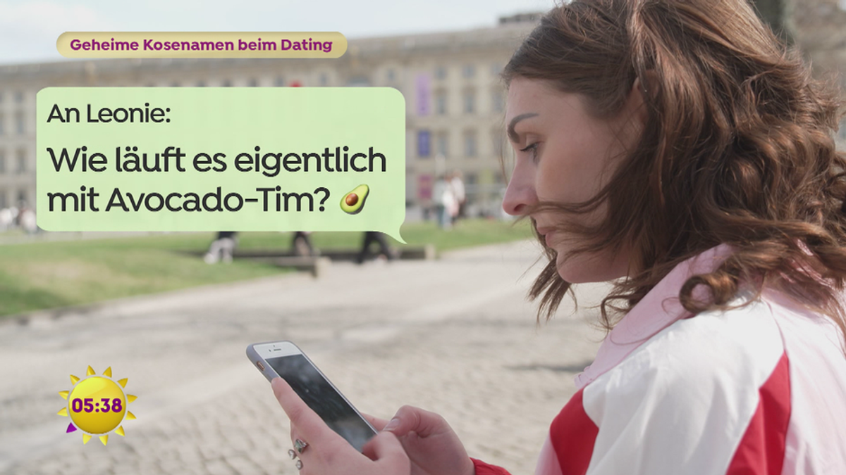 Avocado-Tim? Geheime Kosenamen beim Dating