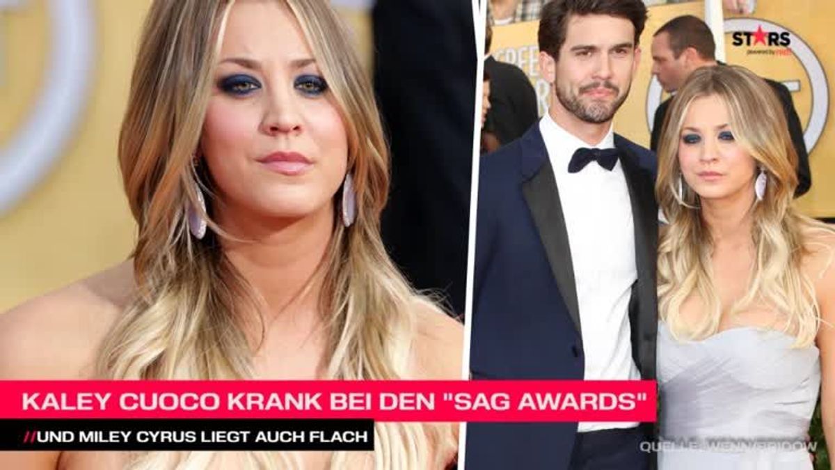Kaley Cuoco tapfer bei den SAG-Awards