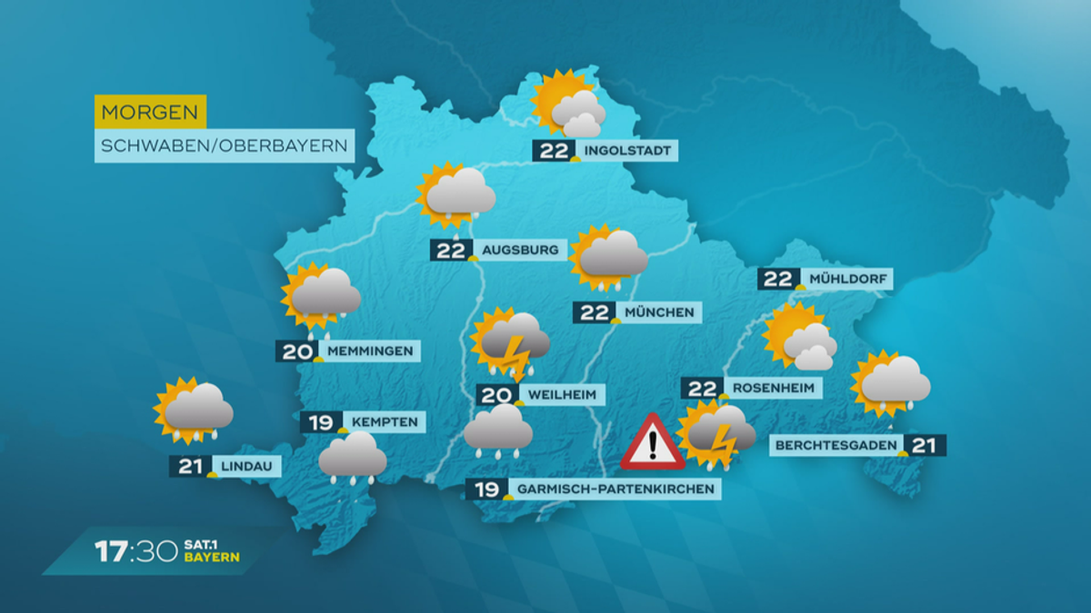 Das Bayern-Wetter vom 21.06.2024: Bleibt die Sonne?