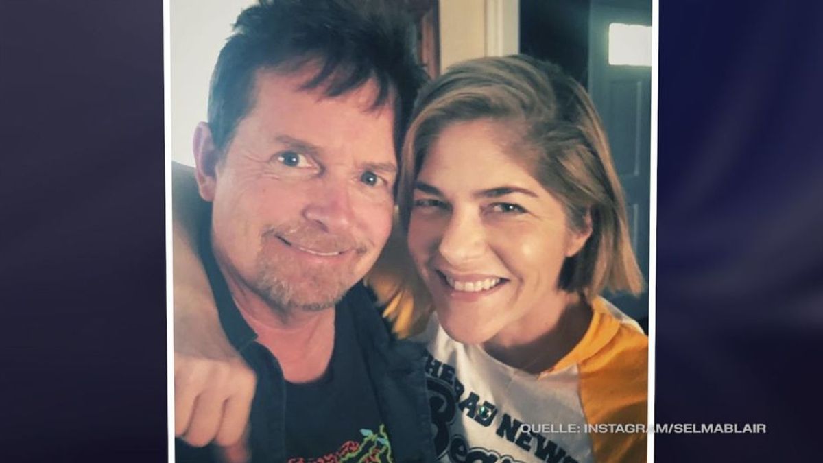 Nach schwerer Diagnose: Dieses Foto von Selma Blair und Michael J. Fox bewegt