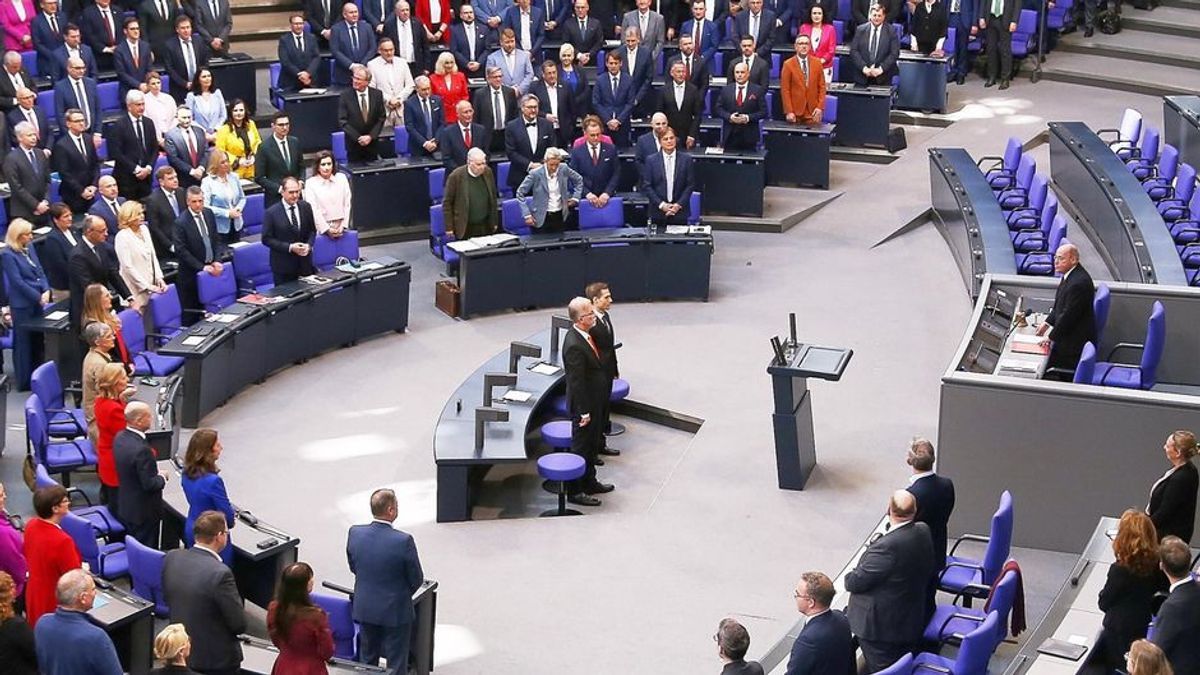 Tag eins im neuen Bundestag