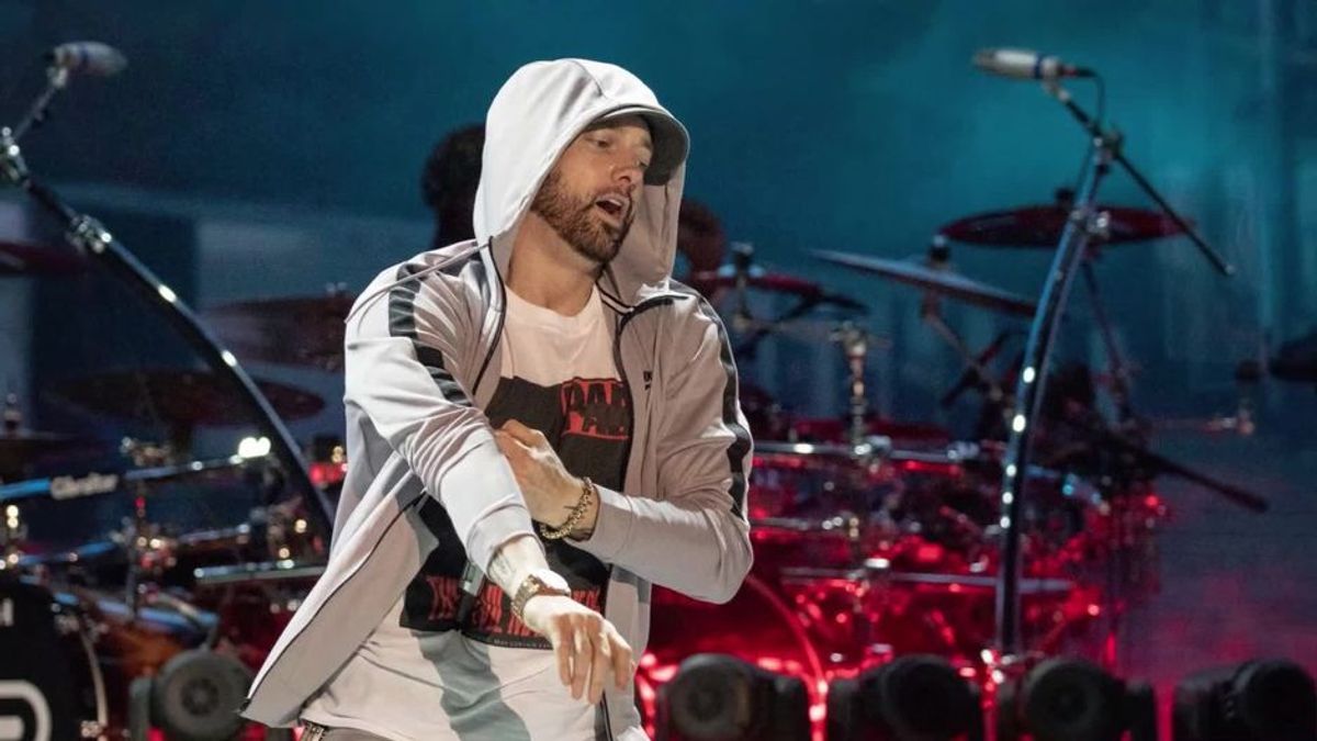 Eminem schockt seine Fans: Beim Konzert sind Schüsse zu hören
