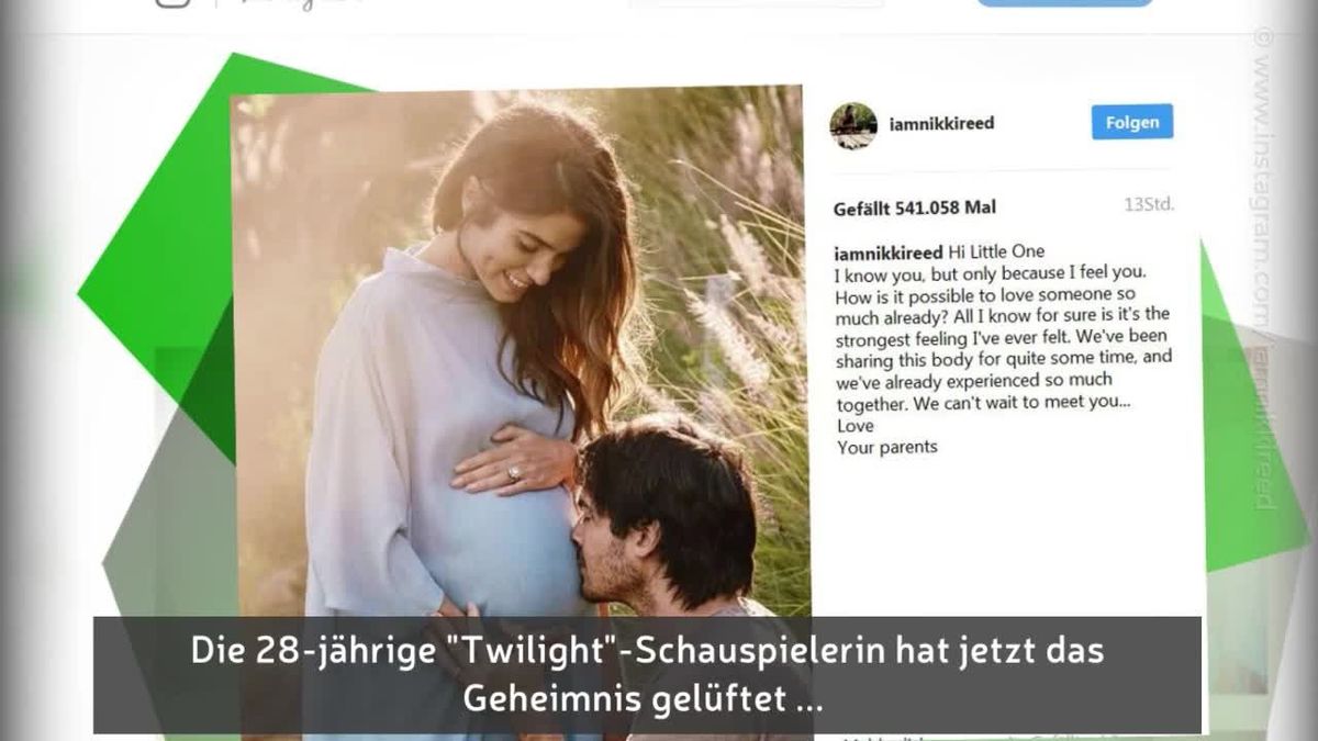 Ian Somerhalder und Nikki Reed werden Eltern