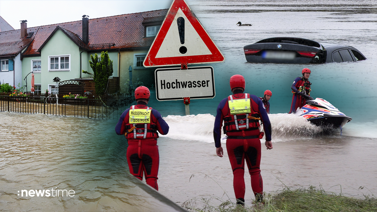 Jahrhundert-Hochwasser im Süden: Katastrophenfall in mehreren Landkreisen 