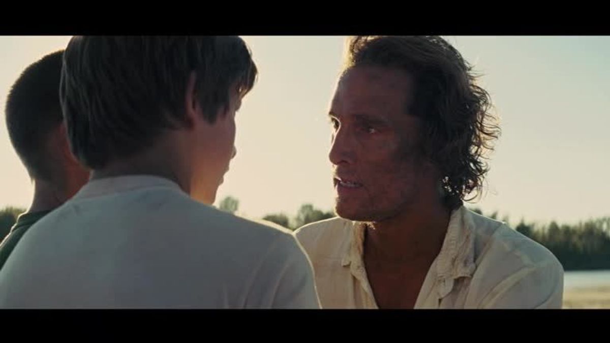 Filmszene aus Mud mit Matthew McConaughey
